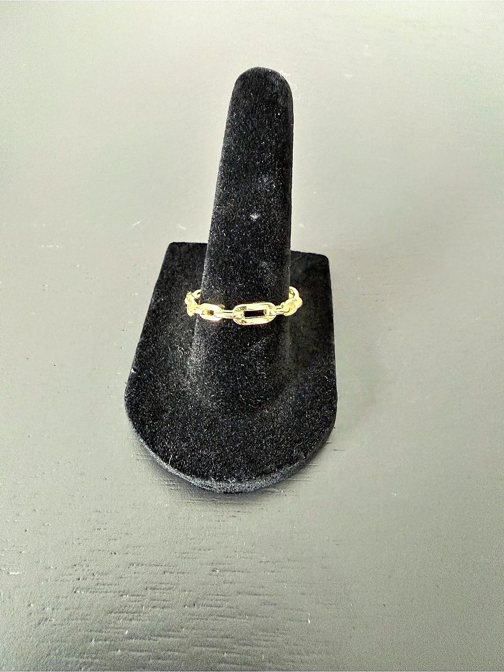 Gorjana Parker Link Ring Gold, size 8.25